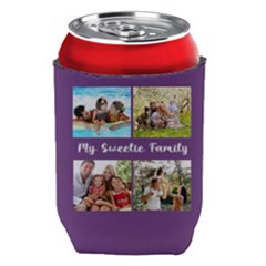 Personalized 4 Photo Any Text Can Cooler