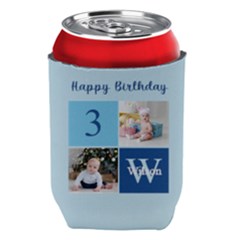 Personalized Happy Birthday Boy Name Can Cooler