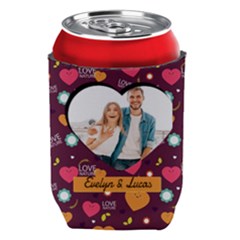 Personalized Couple Name Can Cooler