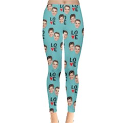 Personalized Couple love Many Faces Everyday Leggings - Everyday Leggings 