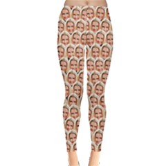Personalized Repeat Many Faces Leggings - Everyday Leggings 