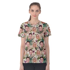 Personalized Couple Many Faces Hawaii T-Shirt - Women s Cotton Tee