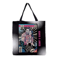 Personalized Comic Style City Lover - Grocery Tote Bag