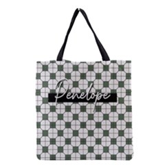 Personalized Name Retro Old Style - Grocery Tote Bag