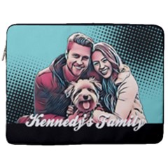 Personalized Comic Style City Lover Photo (4 styles) - 17  Vertical Laptop Sleeve Case With Pocket