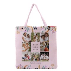 Personalized Best Mom Ever Any Text Photo Tote Bag - Grocery Tote Bag
