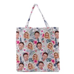 Personalized Many Face Photo Tote Bag - Grocery Tote Bag