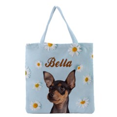 Personalized Pet Photo Name Tote Bag - Grocery Tote Bag