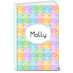 Personalized Name Jelly Bear Hardcover Notebook - 8  x 10  Hardcover Notebook