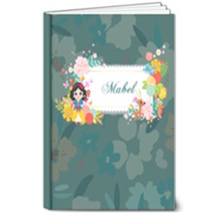 Personalized Name Snow White Hardcover Notebook - 8  x 10  Hardcover Notebook