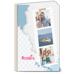 Personalized Photo Name Paper Style Hardcover Notebook - 8  x 10  Hardcover Notebook