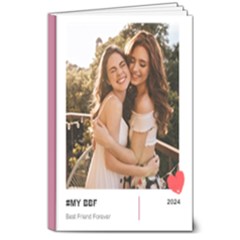 Personalized Photo Name Friends Hardcover Notebook - 8  x 10  Hardcover Notebook