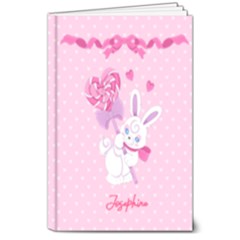 Personalized Name Rabbit Hardcover Notebook - 8  x 10  Hardcover Notebook