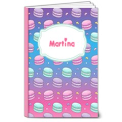 Personalized Name Macaron Hardcover Notebook - 8  x 10  Hardcover Notebook