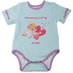 Personalized Angel Name Baby Short Sleeve Bodysuit
