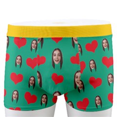 Personalized Photo Many Face Head Love Name Boxer - Men s Boxer Briefs