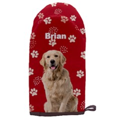 Personalized Pet Footprint Photo Microwave Oven Glove