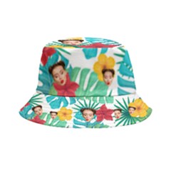 Personalized Hawaii Style Head Photo Inside Out Bucket Hat