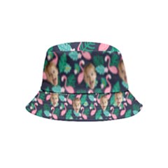 Personalized Flamingo Head Photo Bucket Hat (Kids)