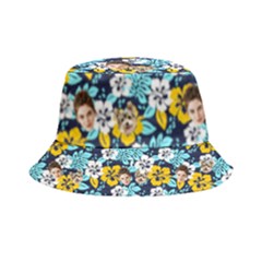 Personalized Hawaii Flower Head Photo Inside Out Bucket Hat