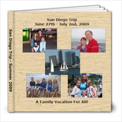 Mom & Dad San Diego - 8x8 Photo Book (100 pages)