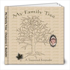 Cheyenne Family Tree Book - 8x8 Photo Book (20 pages)