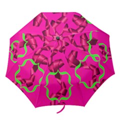 pink and green - Folding Umbrella