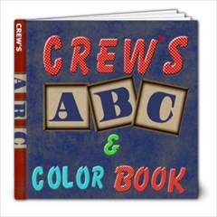 crew abc book - 8x8 Photo Book (39 pages)