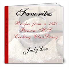 Favorites from the Kitchen of Judianne - 8x8 Photo Book (39 pages)