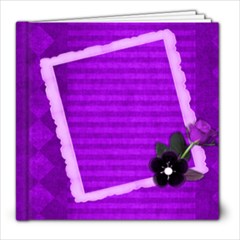 purple book - 8x8 Photo Book (20 pages)