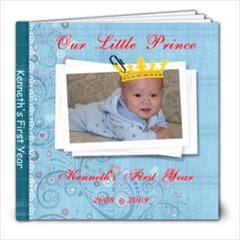 Kenneth s First Year - 8x8 Photo Book (39 pages)