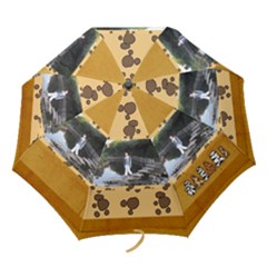 Safari  Tan Umbrella - Folding Umbrella