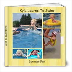 Kyla Leans to Swim - 8x8 Photo Book (39 pages)