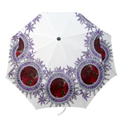 purple snoflake kit umbrella - Folding Umbrella