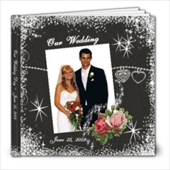 Wedding double overlay for bleed - 8x8 Photo Book (20 pages)