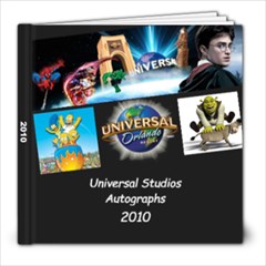 universal studios autograph book - 8x8 Photo Book (30 pages)