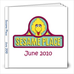 Sesame Place June 2010 - 8x8 Photo Book (20 pages)