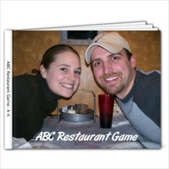 ABC Restaurant Game Book #1 - 9x7 Photo Book (20 pages)