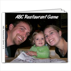 ABC Restaurant Game Book #2 - 9x7 Photo Book (20 pages)