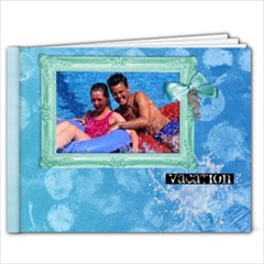 Vacation-Summer-Pool-Ocean-Cruise Family 9x7 photo book   - 9x7 Photo Book (20 pages)