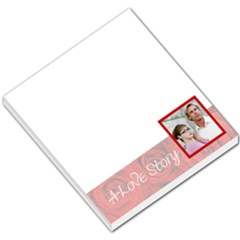 Love Story Roses Footer - Small Memo Pads