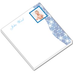 Baby Blue Dotted Sidebar - Small Memo Pads