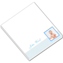 Baby Blue Footer - Small Memo Pads