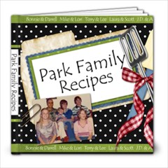 Park Family Recipes - 8x8 Photo Book (39 pages)