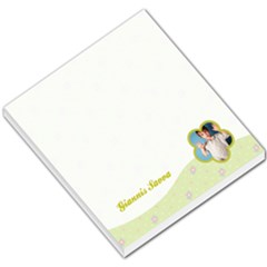 Green Flower Footer - Small Memo Pads
