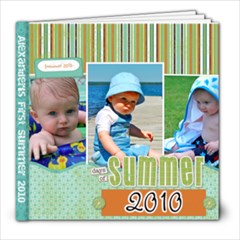 Alexander s first summer Book - 8x8 Photo Book (39 pages)