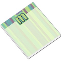 Striped Monogram Memo - Small Memo Pads