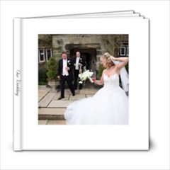 Our Wedding Coffee Table Frameless Album - 6x6 Photo Book (20 pages)