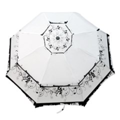Black & White Swirl Umbrella Umbrella - Folding Umbrella