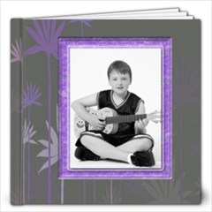 Purple Petals 12 x 12 Album - 12x12 Photo Book (20 pages)